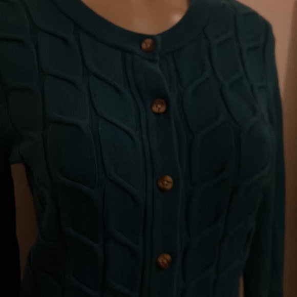 Merona Knit Sweater Green Cardigan - Picture 5 of 10